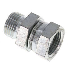 G 1/2'' F/M Adaptador reductor de acero galvanizado 300 Bar - Hidráulico
