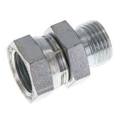 G 1/2'' F/M Adaptador reductor de acero galvanizado 300 Bar - Hidráulico