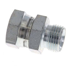 G 1/2'' F/M Adaptador reductor de acero galvanizado 300 Bar - Hidráulico