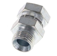 G 1/2'' F/M Adaptador reductor de acero galvanizado 300 Bar - Hidráulico