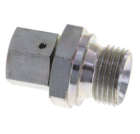 G 1/4'' x G 1/2'' F/M Adaptador reductor de acero galvanizado 350 Bar - Hidráulico
