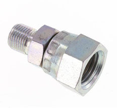 G 1/4'' x G 1/8'' F/M Adaptador Reductor de Acero Cincado 400 Bar - Hidráulico