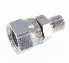 G 1/4'' x G 1/8'' F/M Adaptador Reductor de Acero Cincado 400 Bar - Hidráulico