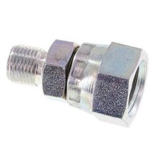 G 1/4'' x G 1/8'' F/M Adaptador Reductor de Acero Cincado 400 Bar - Hidráulico