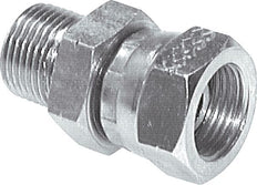 G 1/4'' F/M Zinc plated Steel Reducing Adapter 350 Bar - Hydraulic [2 Pieces]