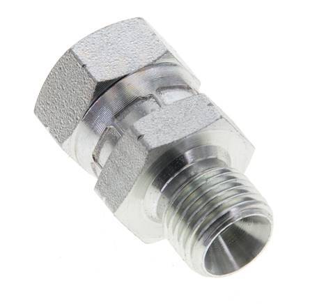 G 1/4'' F/M Adaptador Reductor de Acero Cincado 350 Bar - Hidráulico [2 Piezas]
