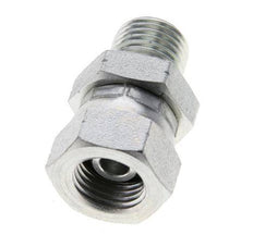 G 1/4'' F/M Adaptador Reductor de Acero Cincado 350 Bar - Hidráulico [2 Piezas]