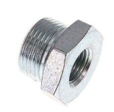 G 1/4'' x M22x1.5 F/M Zinc plated Steel Reducing Ring 250 Bar - Hydraulic