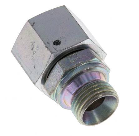 G 3/4'' x G 1/2'' F/M Zinc plated Steel Reducing Adapter 175 Bar - Hydraulic