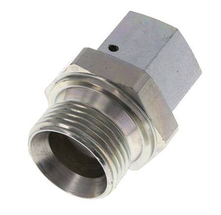 G 3/4'' x G 1'' F/M Adaptador reductor de acero galvanizado 175 Bar - Hidráulico
