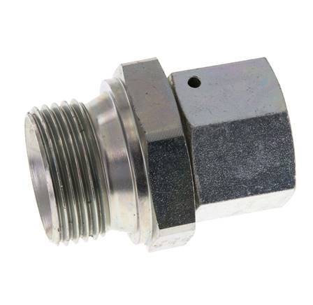 G 3/4'' x G 1'' F/M Zinc plated Steel Reducing Adapter 175 Bar - Hydraulic