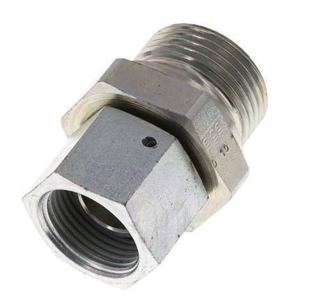 G 3/4'' x G 1'' F/M Adaptador reductor de acero galvanizado 175 Bar - Hidráulico