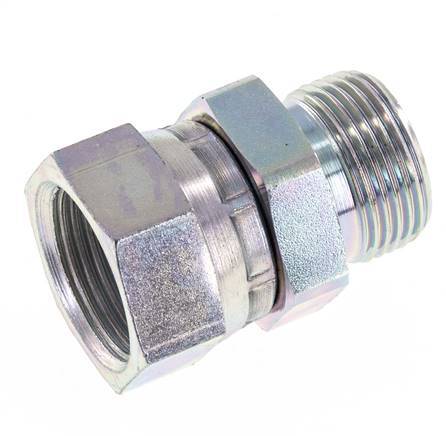G 3/4'' F/M Adaptador reductor de acero galvanizado 175 Bar - Hidráulico