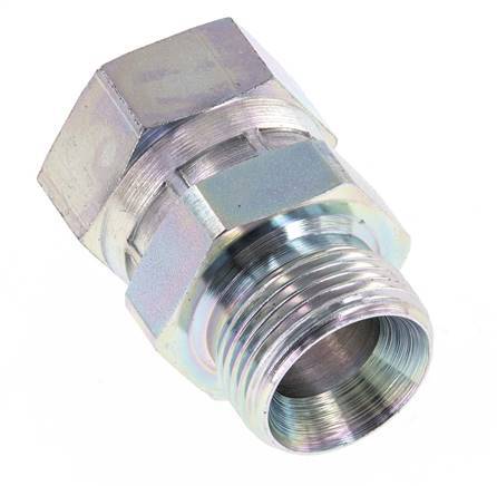 G 3/4'' F/M Adaptador reductor de acero galvanizado 175 Bar - Hidráulico