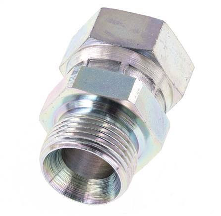 G 3/4'' F/M Adaptador reductor de acero galvanizado 175 Bar - Hidráulico