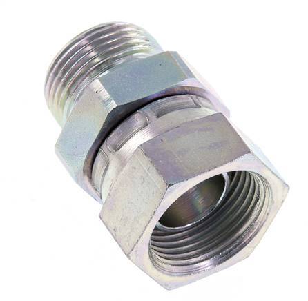 G 3/4'' F/M Adaptador reductor de acero galvanizado 175 Bar - Hidráulico