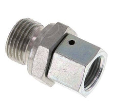 G 3/8'' x G 1/2'' F/M Adaptador reductor de acero galvanizado 350 Bar - Hidráulico