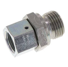 G 3/8'' x G 1/2'' F/M Adaptador reductor de acero galvanizado 350 Bar - Hidráulico