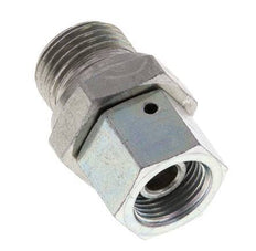 G 3/8'' x G 1/2'' F/M Zinc plated Steel Reducing Adapter 350 Bar - Hydraulic