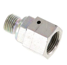 G 3/8'' x G 1/4'' F/M Zinc plated Steel Reducing Adapter 350 Bar - Hydraulic