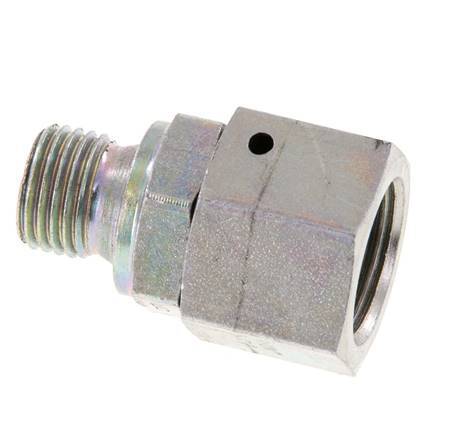 G 3/8'' x G 1/4'' F/M Zinc plated Steel Reducing Adapter 350 Bar - Hydraulic