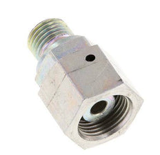 G 3/8'' x G 1/4'' F/M Zinc plated Steel Reducing Adapter 350 Bar - Hydraulic