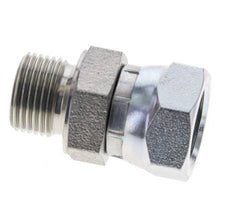 G 3/8'' F/M Adaptador Reductor de Acero Cincado 325 Bar - Hidráulico [2 Piezas]