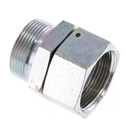 G 1 1/2'' F/M Zinc plated Steel Reducing Adapter 125 Bar - Hydraulic