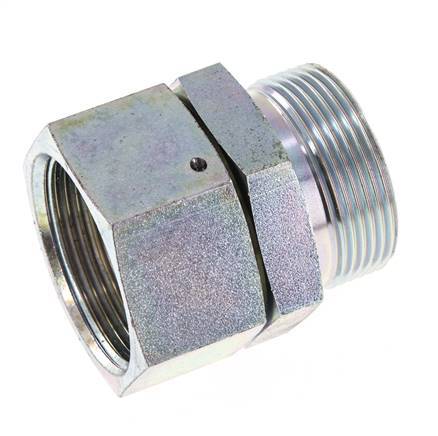 G 1 1/2'' F/M Zinc plated Steel Reducing Adapter 125 Bar - Hydraulic