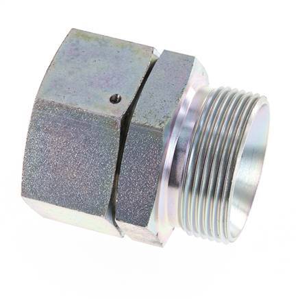 G 1 1/2'' F/M Zinc plated Steel Reducing Adapter 125 Bar - Hydraulic