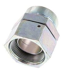 G 1 1/2'' F/M Zinc plated Steel Reducing Adapter 125 Bar - Hydraulic