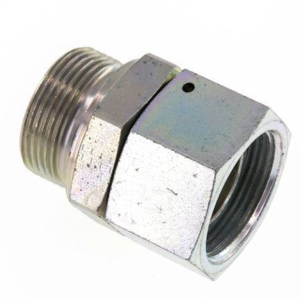 G 1 1/4'' F/M Adaptador Reductor de Acero Cincado 150 Bar - Hidráulico