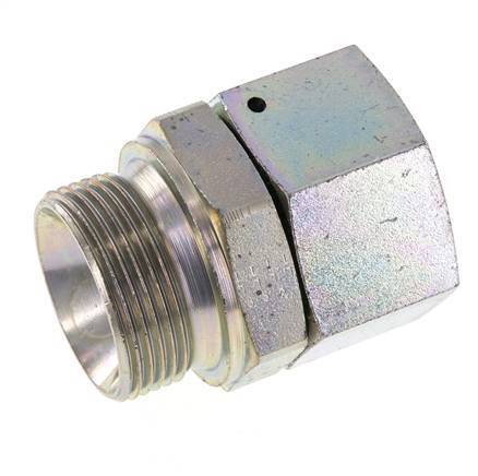 G 1 1/4'' F/M Adaptador Reductor de Acero Cincado 150 Bar - Hidráulico