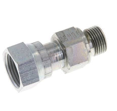 UN 13/16''-16 x G 3/8'' F/M Adaptador reductor de acero galvanizado ORFS 630 Bar - Hidráulico