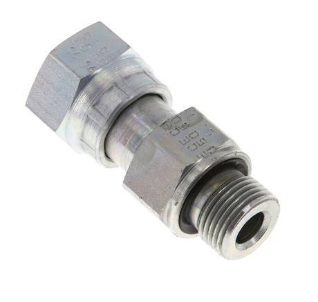 UN 13/16''-16 x G 3/8'' F/M Adaptador reductor de acero galvanizado ORFS 630 Bar - Hidráulico