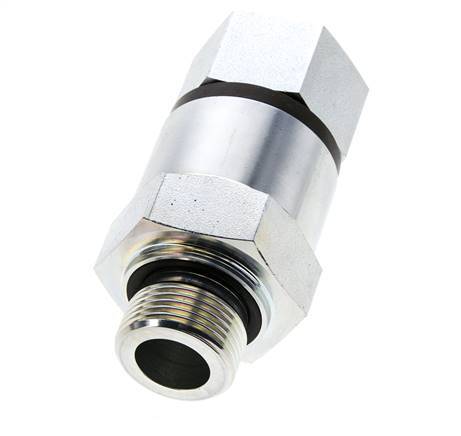 G 3/4'' F/M Junta giratoria de acero galvanizado 400 Bar - Hidráulica - Alta presión