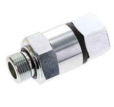 G 3/4'' F/M Junta giratoria de acero galvanizado 400 Bar - Hidráulica - Alta presión