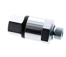 G 3/8'' F/M Junta giratoria de acero galvanizado 400 Bar - Hidráulica - Alta presión