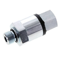 G 3/8'' F/M Junta giratoria de acero galvanizado 400 Bar - Hidráulica - Alta presión