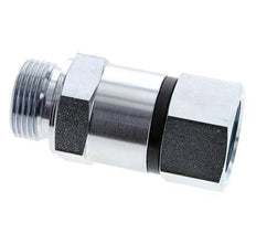 G 1'' F/M Zinc plated Steel Swivel Joint 400 Bar - Hydraulic - High-pressure