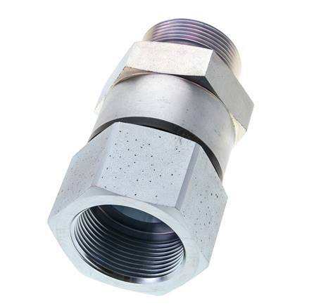 G 1 1/2'' F/M Zinc plated Steel Swivel Joint 315 Bar - Hydraulic - High-pressure
