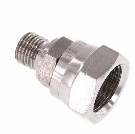 G 1/2'' x G 1/4'' F/M Adaptador reductor de acero inoxidable 300 Bar - Hidráulico