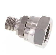G 1/2'' x G 1/4'' F/M Adaptador reductor de acero inoxidable 300 Bar - Hidráulico