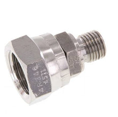 G 1/2'' x G 1/4'' F/M Adaptador reductor de acero inoxidable 300 Bar - Hidráulico