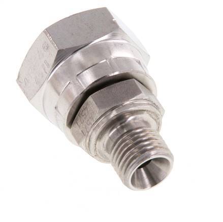 G 1/2'' x G 1/4'' F/M Adaptador reductor de acero inoxidable 300 Bar - Hidráulico