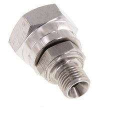 G 1/2'' x G 1/4'' F/M Adaptador reductor de acero inoxidable 300 Bar - Hidráulico