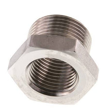 G 1/2'' x G 3/4'' F/M Anillo reductor de acero inoxidable 40 Bar