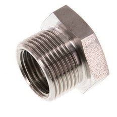 G 1/2'' x G 3/4'' F/M Anillo reductor de acero inoxidable 40 Bar