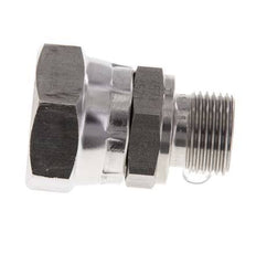 G 1/2'' x G 3/8'' F/M Stainless steel Reducing Adapter 300 Bar - Hydraulic