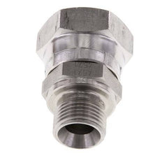 G 1/2'' x G 3/8'' F/M Stainless steel Reducing Adapter 300 Bar - Hydraulic